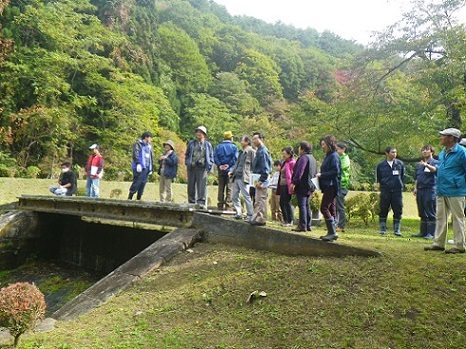 横内浄水場・水源地視察