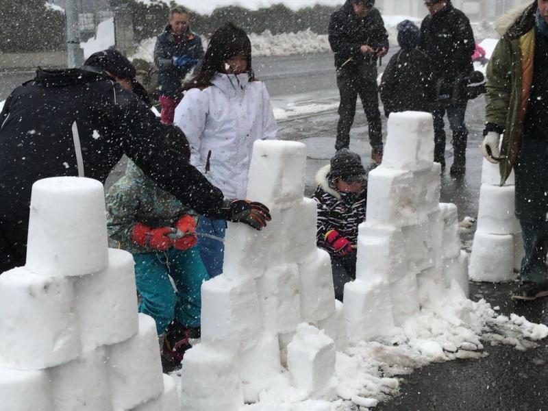 ミニかまくらdeよこうち雪灯り