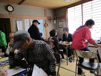 横内市民センターまつりでの健康チェック・作業療法