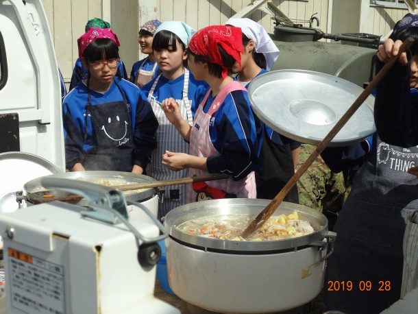 横内地区合同防災訓練