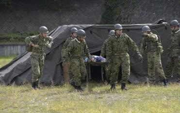 横内地区合同防災訓練