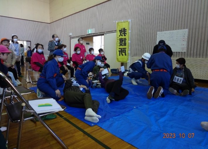 令和５年度横内地区合同防災訓練