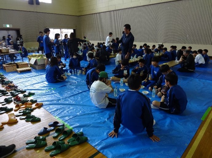 横内地区合同防災訓練